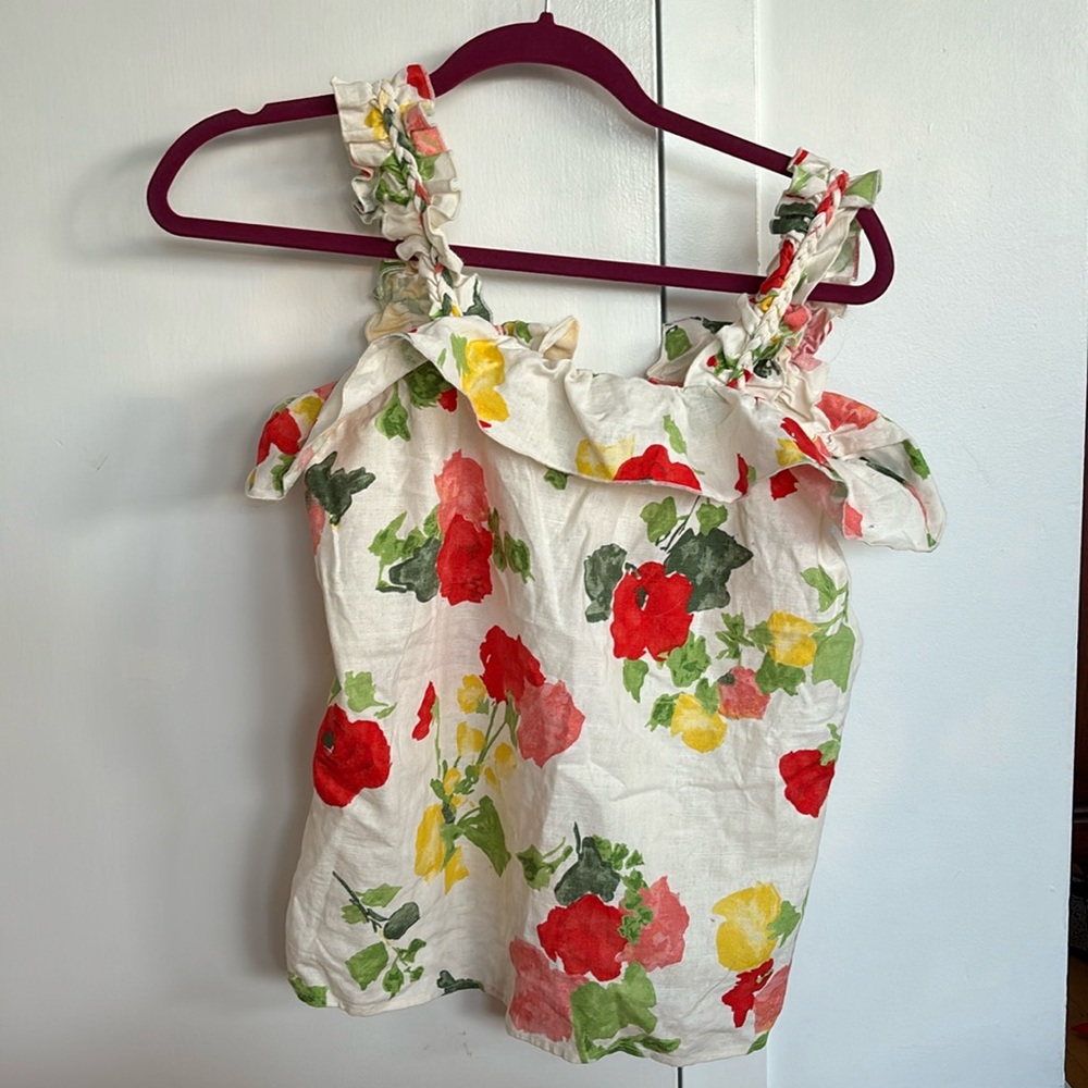 Sezane floral top